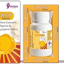 YURISHA Healthcare Curcurich Nano Curcumin | Piperine & Lycopene Tablets | Dietary Supplement (30 Tablets)-image-53