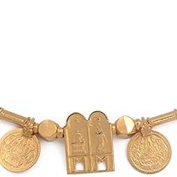 Mangalsutra 24" (Medium Length) one gram gold for women no.1066-image-61