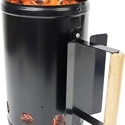 Citaaz Charcoal Chimney Starter BBQ Grill Lighter Barbecue Fire Starter Grilling for BBQ Charcoal Grill Briquette Coal Fire Starter for Grills Outdoor Cooking Charcoal Can Accessories-image-36