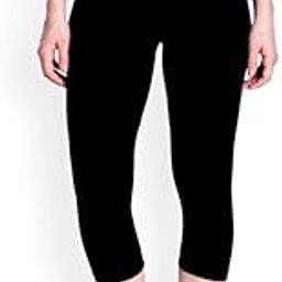 Cotton Lycra 3/4th Capri Leggings Premium Comfortable Solid Regular Capri Leggings for Women and Girls-image-5