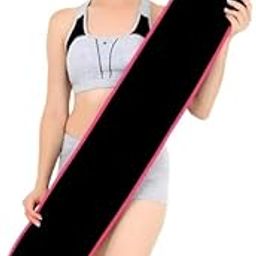 for Women and Men - Sweat Band Waist Trainer for High-Intensity Training & Workouts, Size Large Pink-image-2