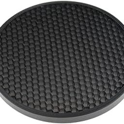 60 Degree Honeycomb Grid Compatible with 7-Inch Reflector Diffuser Lamp Shade, Fit Compatible with Bowens Mount Studio Strobe Flash Speedlite Black-25