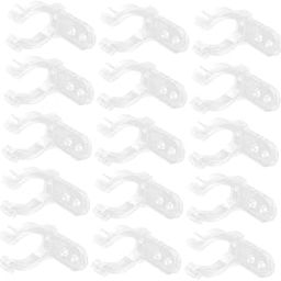 NULYLU 100pcs Silicone Led Bracket u Clips Screws Fluorescent Tube Clamp Mounting Clips for Living Room Decor-image-42
