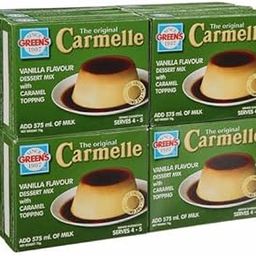 Greens Carmelle Original Vanilla Flavour Dessert Mix with Caramel Topping 70g Pack Of 6-image-51