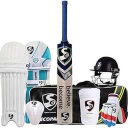 SG R.P.M. Sports Economy Kashmir Willow Cricket Kit (Assorted, Size - 6)-image-45