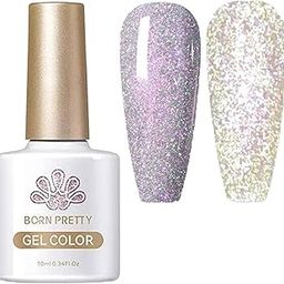 Born Pretty Reflective Glitter Gel Nail Polish from BELLE GAGA Dark Flashy Effect Gel Polish Collection Manicure Long Lasting Soak Off UV LED (FBS02, 10ml)-image-62
