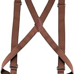 Mens Womens Suspender X Shaped Elastic Straps Hook Suspenders Adjustable Brown | Clothing Shoes & Accessories | Mens Accessories | Suspenders Braces-image-32
