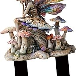 THE STYLE SUTRA 2D Flat Bohemian Design Fairy Scene Garden Stake Acrylic Decor-16