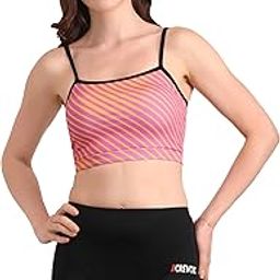 Striped Two Piece Swim Suit Set | Swimwear with Black Bottom | Removable Chest Pads-picture-55