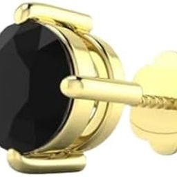 Classy Men Single Earring Stud Gold Black Diamond Earrings Original Certified ब्लैक डायमंड इयररिंग कान के टोपस Real Hira Ratna Kano Ke Bunde Vvs1 Kala Heera Tops Kan Ke Kundal कान के टॉप्स-image-52