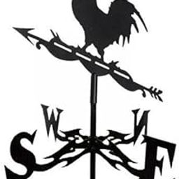 The Style Sutra 2xRetro Metal Weathervane Weather Vane Wind Direction Indicator Rooster|Home & Garden | Yard, Garden & Outdoor Living | Garden Decor-picture-19