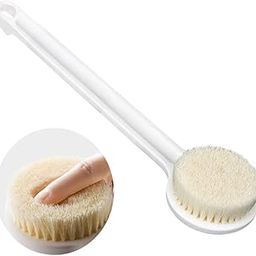 Zentale Bath Brush with Long Handle for Back Scrubbing & Body Cleaning | Detachable Brush Head | Shower Brush for Men & Women | Wet & Dry Use (Multicolor)-image-47