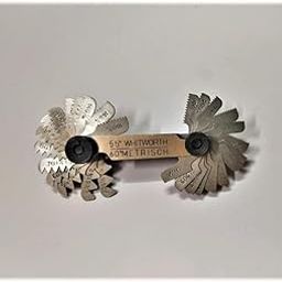 Professional Screw Pitch Gauge, 55-60 Degree, 0.25-6.0 mm Range, Metric and English Thread Compatible-image-18