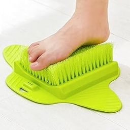 Toriox Massaging Shower Foot Brush - Deep Cleaning Scrubber with Soft Bristles and Anti-Slip Suction Cups-image-85
