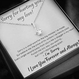 Meaningful Sorry Gift for Girlfriend/Wife - 925 Sterling Silver Pendant-image-46