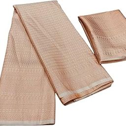 Kubera Pattu Silk Saree | Rich Zari Woven Pallu & Brocade Blouse Piece-picture-11