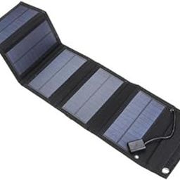 UJEAVETTE 20W Solar Panel Folding Bag for Travel Emergency Charging Outdoor Activities-image-1
