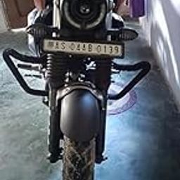 GadiBike Bike Plastic Windscreen Visor (New Version) Small Visor Black Front Windshield Wind Deflectors Compatible with Yamaha FZ-X-16