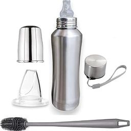RB POINT 2 in 1 Thermosteel 24 Hours Hot and Cold Baby Feeding Milk-Water Bottle Your Hydration Hero (250 ml)-image-9
