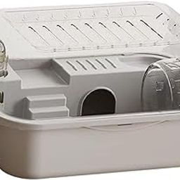 BNF® Hamster Habitat Silent Runway Large Hamster Cage for Sugar Glider Mice Bunny Grey|Pet Supplies | Small Animal Supplies | Cages & Enclosure-image-6