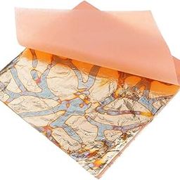 Enakshi 25 Sheets Variegated Gold Leaf for Arts Gilding Crafting Decoration 5.5 1"-image-24