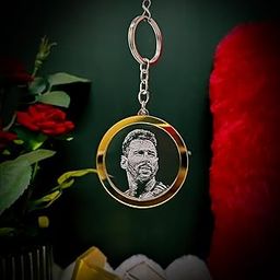 Lionel Messi Keychain - Laser Engraved Soccer Gift for Fans, Durable Metal Keyring with Messi, Perfect for Football Fans, Men, Women, Kids.-39
