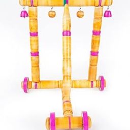 SGNS Traditional Handmade Wooden Activity Baby Walker nadavandi for Kids Toddlers – Push Walker for Baby-30