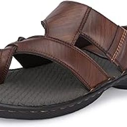 Men's Flip-Flops,Classical Thong Lightweight Quick-dry, Heavy Density for Arch Support Comfort, Hand Stitched Chappal (3662)-image-5