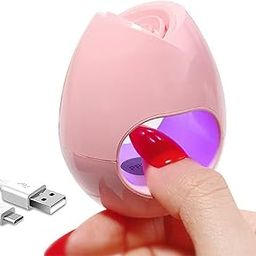 Mini UV LED Nail Lamp, Portable USB Nail Dryers Mini Quick-Drying Nail Curing Lamp for Gel Nails Polish 16W UV Nail Dryer for Single Finger-picture-29