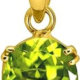 13.25 Ratti Natural Peridot Pendant Stone Gold Plated Locket Original Certified Gemstone Lab Tested-image-56