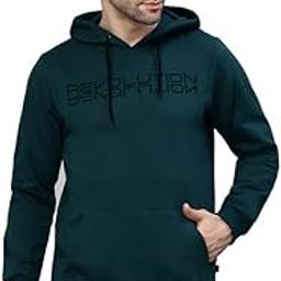 Fleece Printed Hooded Sweatshirt for Men | Casual Wear Stylish Huddy Sweatshirts for Men | Full Sleeves Hoodies for Men-image-12