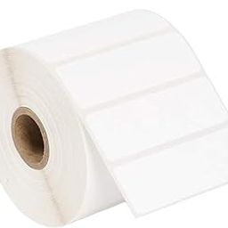 True-Ally 50x15 Direct Thermal Barcode Label Sticker - 50mm x 15mm - 2000 Labels Per Roll - White Self Adhesive Sticker for Printing Barcoding (1 Roll per Pack (2000 Labels))-0