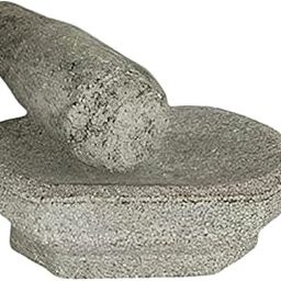 Stone Mortar and Pestle Set,For Seeds and Leaves, Natural & Traditional Manual Masala GrinderMEDIUM-image-77