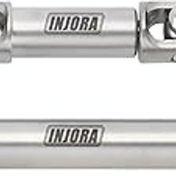 INJORA Stainless Steel Drive Shafts for 1/18 RC Crawler TRX4M High Trail K10 F150-image-79