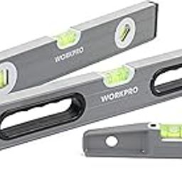 WORKPRO W002900A 3Pcs Spirit Level Set(9", 12", 24")-picture-22