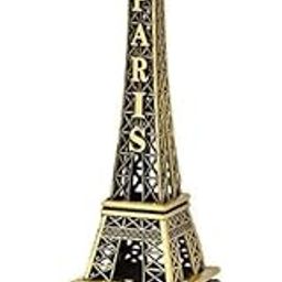 AAA Paris Eiffel Tower Showpiece |World Famous Building Landmark |3D Antique Vintage Statue Metal Miniature Craft| Gift Item,Home Decor,Table,Desk,Cabinet(13cm/5cm)-image-0