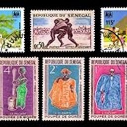 Senegal Stamps - 8 Different Old and Large Stamps, Thematic Stamps, Africa Stamps, All Genuine Postage Stamps ~ STAMPEX-30