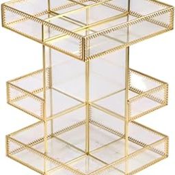 Enakshi® Rotating Makeup Organizer Large Capacity for Cabinet Dressing Table Bathroom 18cmx18cmx25cm|Health & Beauty | Makeup | Makeup Bags & Cases-image-37