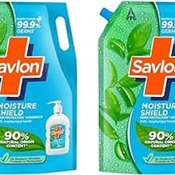 Savlon Moisture Shield Germ Protection Liquid Handwash Refill Pouch, 1500ml (Pack of 2)-image-50