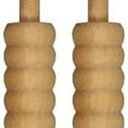 A.S Gallery Wooden Cricket Stump bails Light Weighted Pack of 2 (1 Pair)-image-0