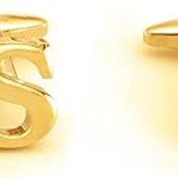 Initial Cufflinks (Golden) for Men-image-28