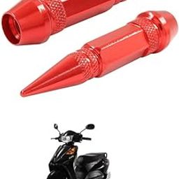 LOVMOTO Universal 2PC Spiked Aluminum Stem Valve Caps Dustproof Tire Wheel Stem Caps for Cars,SUVs,Trucks Bicycles and Motorcycles Comfortable with EX-L 6-image-84