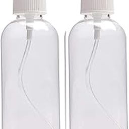SLA Dinemart Empty Refillable Fine Mist Atomizer Spray Bottle With Ultra-Fine Mist Pump And Cap For Home/Travel/Beauty/Makeup/Sanitizer (100Ml, Transparent, Set Of 2 Pcs)-13