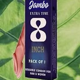 MAMABHANJA ENTERPRISE Imported Big Size Non Latex Dragon silicon Condom for Men (8 inch) (Extra Time)-image-80