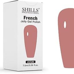 Shills Professional French Jelly Gel Polish, UV/LED, 7.5ml (C466, 7.5ml)-image-12