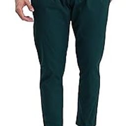 Pure Cotton Solid Elastic with Drawstring Pyjama for Men | Relaxed Fit | 2 Pockets | Lounge Wear Pyjama-image-27