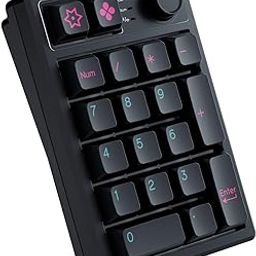 KEYCOOL K19 Wireless Numeric Keyboard, Mechanical Number Keypad, Hot-Swappable, Bluetooth Numpad 5.0/2.4GHz, RGB Multifunction Button, Numeric Keyboard for Laptop, Mac, Win, iOS, Android-image-12