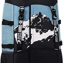 Alphamount 2 25"/50L Extra Large Water Resistant 4 Compartment Rucksack/Travel Bag/For Unisex(Navy Blue-Mint)-16