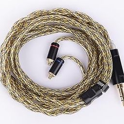 [JSHiFi-Flame] MMCX 3.5mm Rear Cable Rare Earth Copper + Nickel Alloy Wire MMCX Earphone Upgrade Cable 0.1 inch (3.5 mm) Stereo Earphone Replacement Cable (MMCX3.5mm)-image-8
