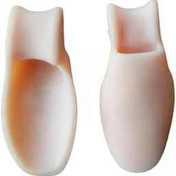 Enakshi® 4x2x Rubber Toe Protectors Pad Relief Corrector Straightener Separator Beige|Health & Beauty | Health Care | Foot Creams & Treatments-image-5